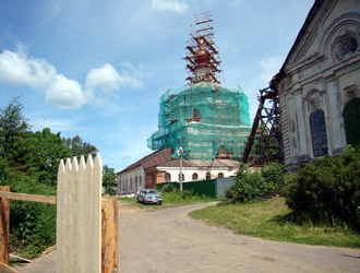 Строительно-реставрационные работы в монастыре